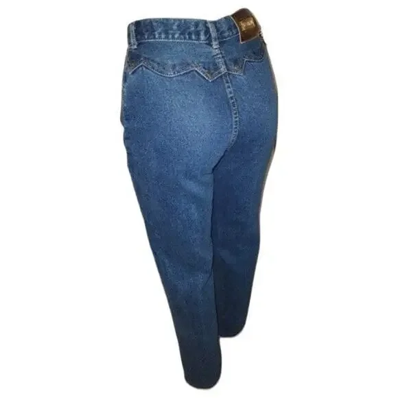 Vintage 90's Lawman Classic Denim Rivets Clean New Waistline: 26 Mom Jeans